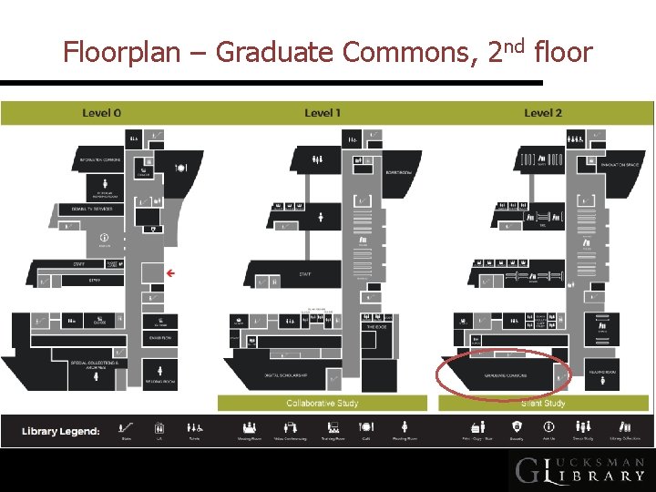 Floorplan – Graduate Commons, 2 nd floor 