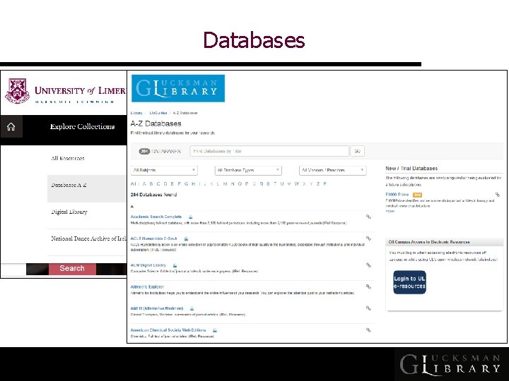 Databases 