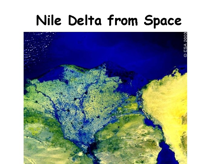 Nile Delta from Space 