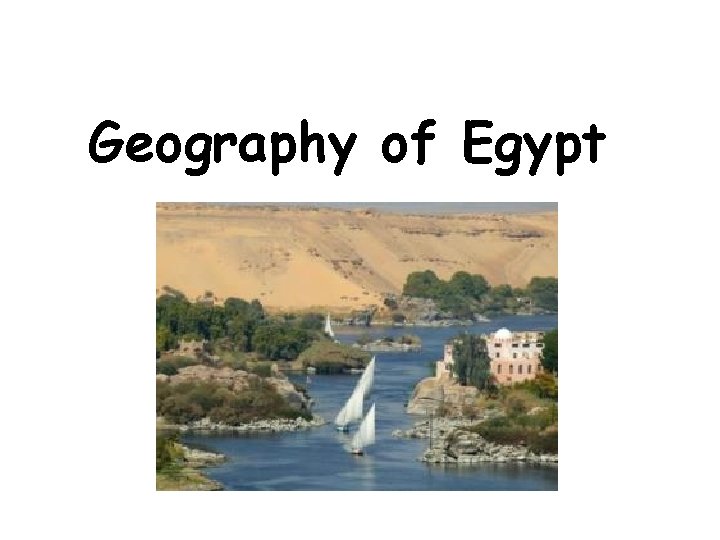 Geography of Egypt 