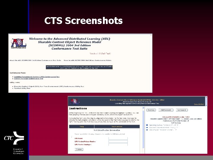 CTS Screenshots 