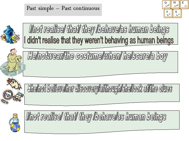Past simple – Past continuous 