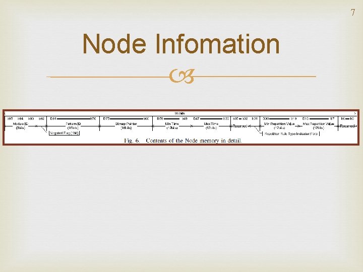 7 Node Infomation 