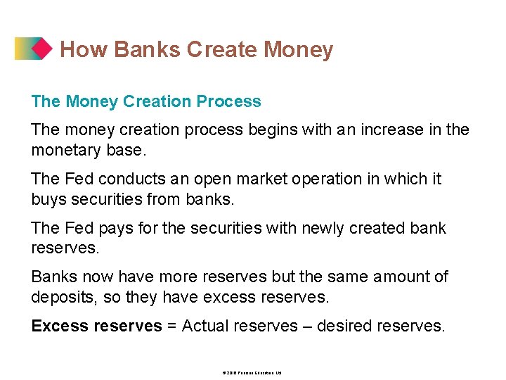 How Banks Create Money The Money Creation Process The money creation process begins with