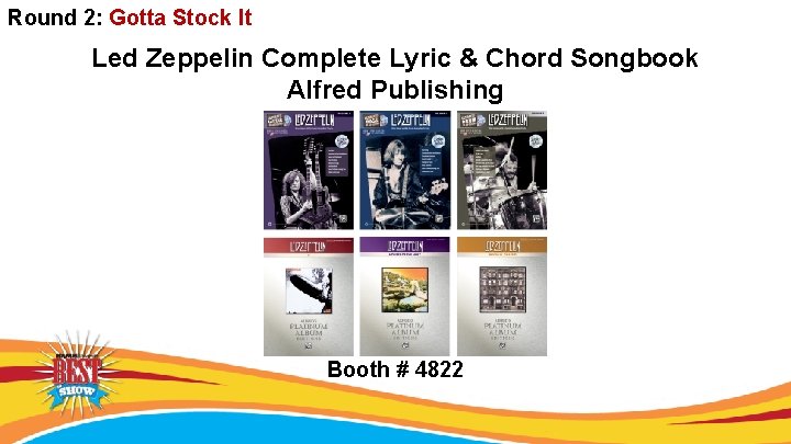 Round 2: Gotta Stock It Led Zeppelin Complete Lyric & Chord Songbook Alfred Publishing