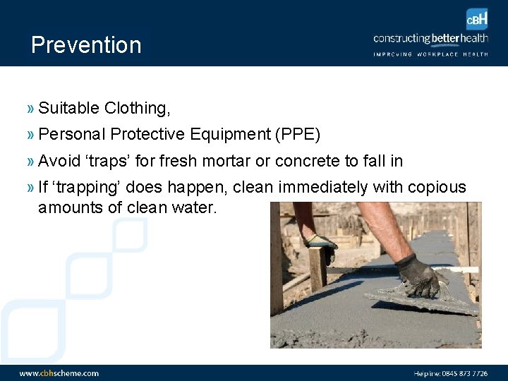 Prevention » Suitable Clothing, » Personal Protective Equipment (PPE) » Avoid ‘traps’ for fresh