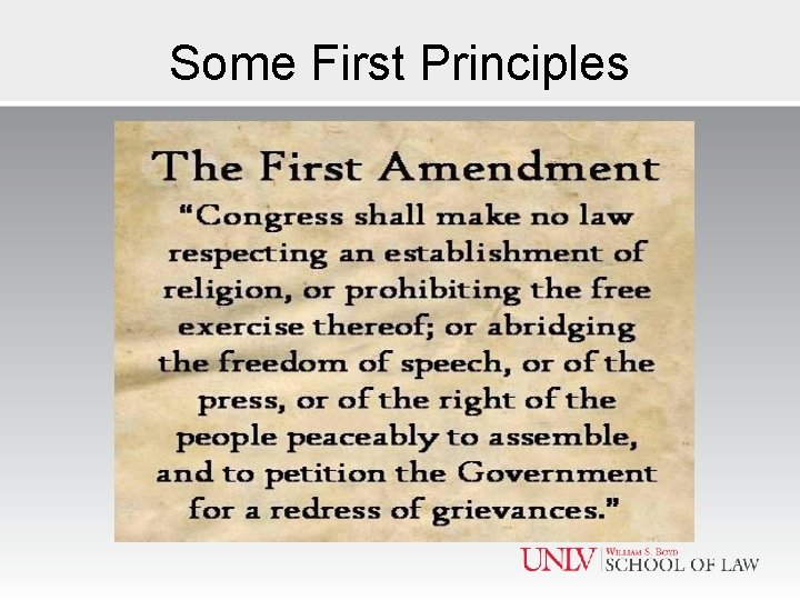 The First Amendment On Campus Ian Bartrum Professor