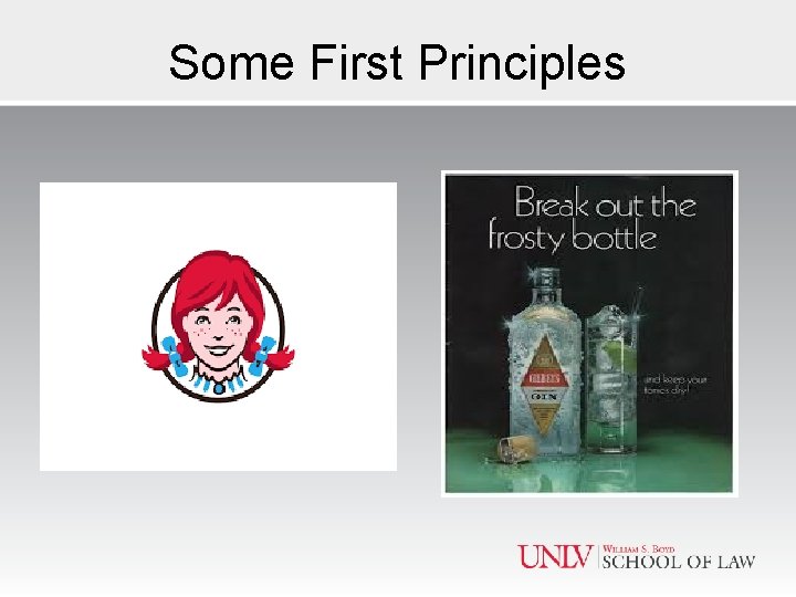 Some First Principles 