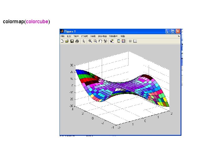 colormap(colorcube) 