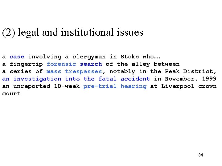 (2) legal and institutional issues a case involving a clergyman in Stoke who… a