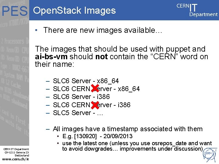 PES Open. Stack Images • There are new images available… The images that should