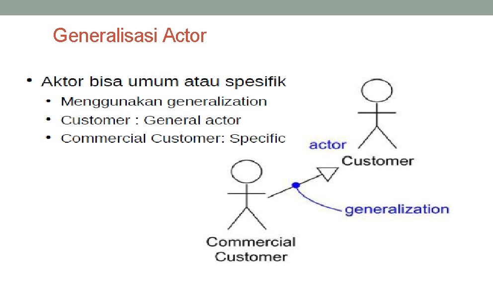 Generalisasi Actor 