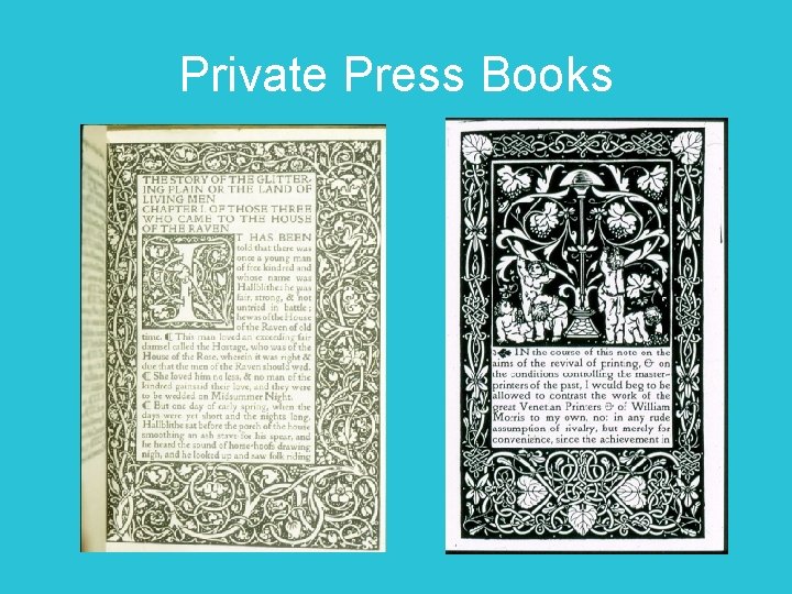 Private Press Books 