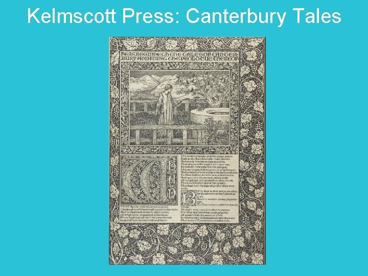 Kelmscott Press: Canterbury Tales 