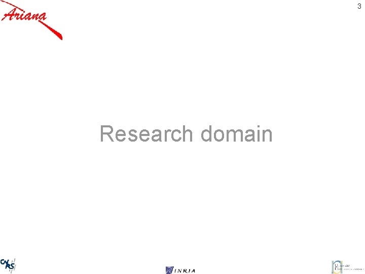 3 Research domain 