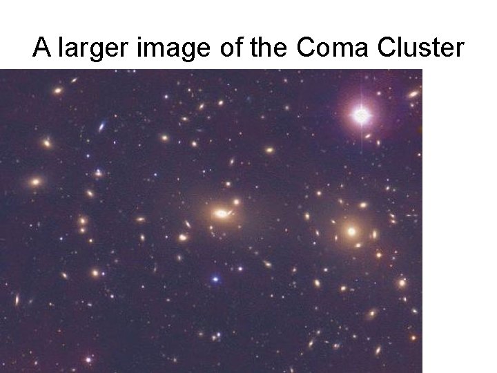 A larger image of the Coma Cluster 