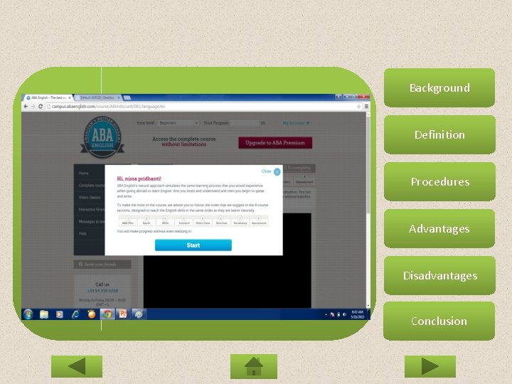 Background Definition Procedures Advantages Disadvantages Conclusion 