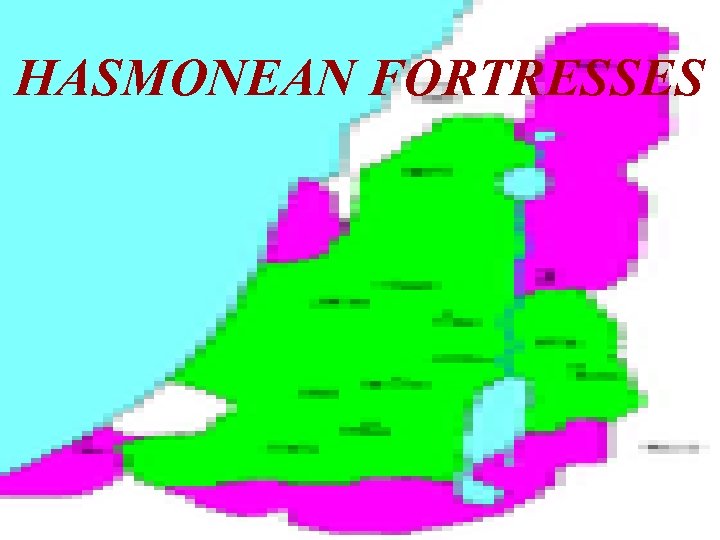HASMONEAN FORTRESSES 