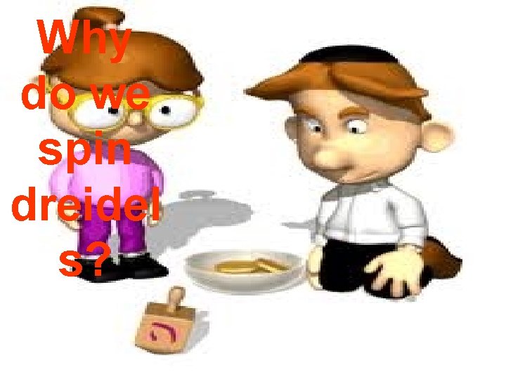 Why do we spin dreidel s? 