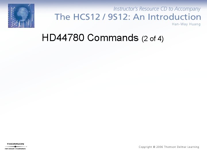 HD 44780 Commands (2 of 4) 