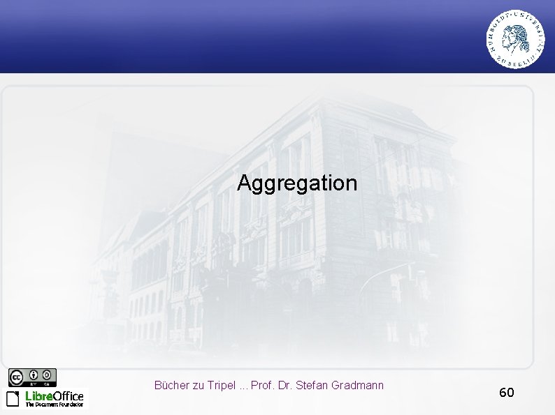 Aggregation Bücher zu Tripel. . . Prof. Dr. Stefan Gradmann 60 