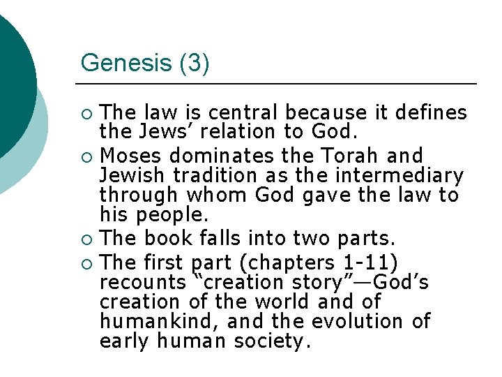 The Hebrew Bible Overview Time of Composition 1000
