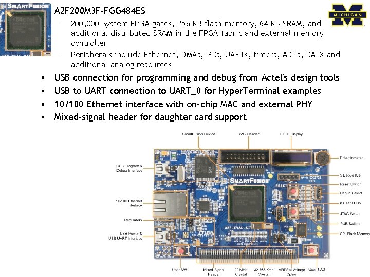 A 2 F 200 M 3 F-FGG 484 ES – 200, 000 System FPGA