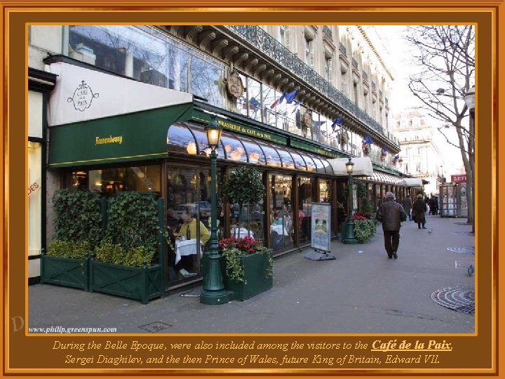 za l e D During the Belle Epoque, were also included among the visitors za l e D During the Belle Epoque, were also included among the visitors