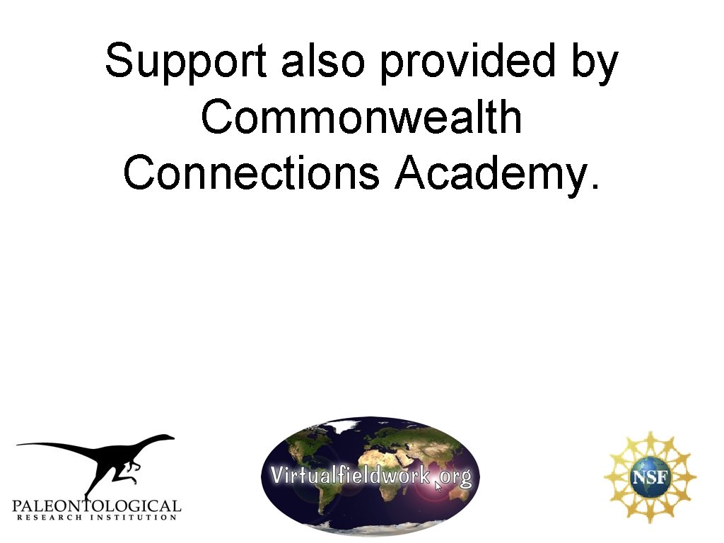 Support also provided by Commonwealth Connections Academy. 