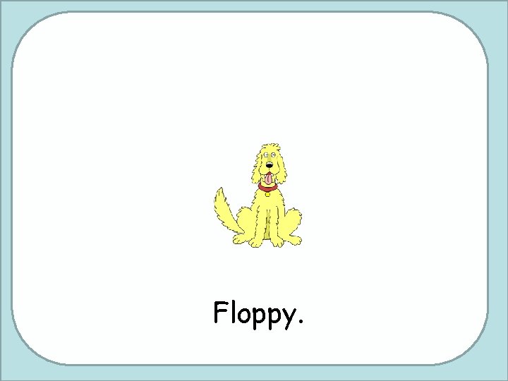 Floppy. 