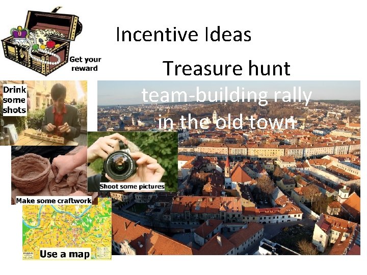 Incentive Ideas Treasure hunt team-building rally in the old town 