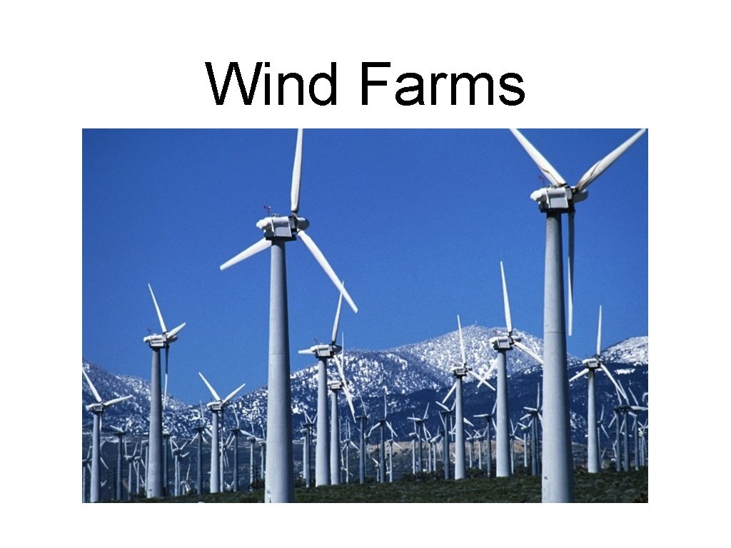 Wind Farms 