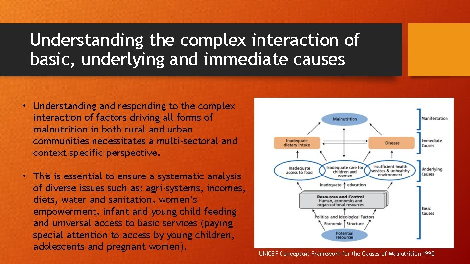 Understanding the complex interaction of basic, underlying and immediate causes • Understanding and responding