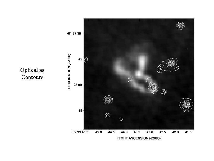 The De Propris Structure Optical as Contours 