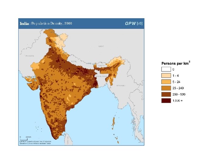 Population Density – India 