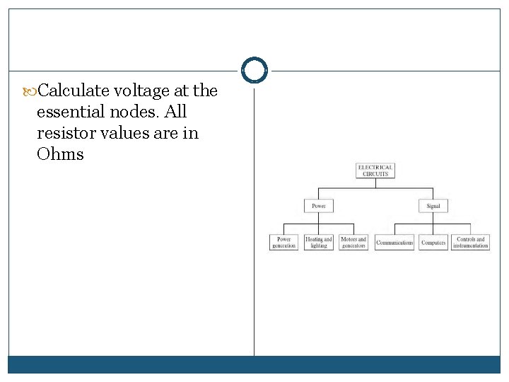  Calculate voltage at the essential nodes. All resistor values are in Ohms 