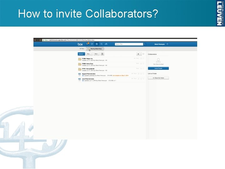 How to invite Collaborators? 