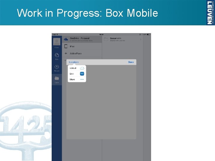 Work in Progress: Box Mobile 