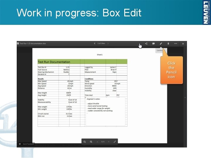 Work in progress: Box Edit 