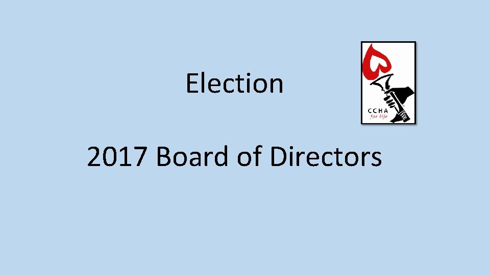 Election 2017 Board of Directors 