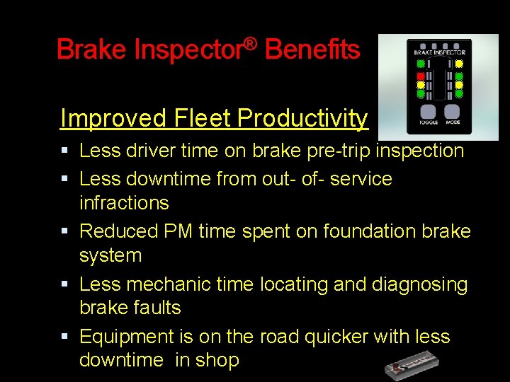 Introducing Brake Inspector the Electronic Air Brake Diagnostic