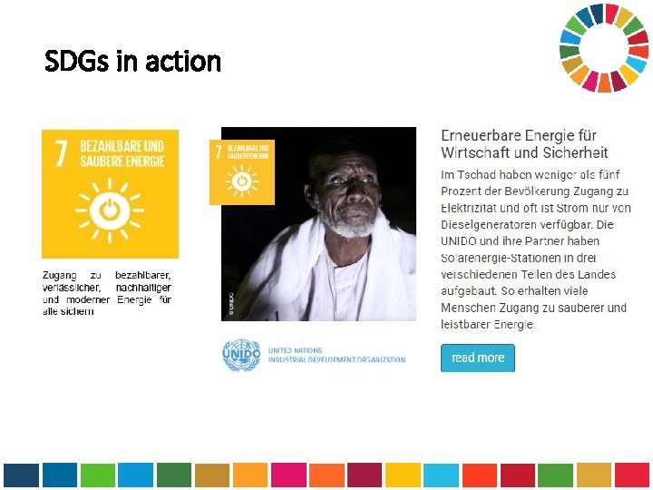 SDGs in action 