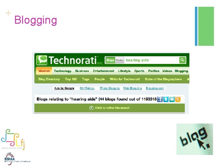 + Blogging 