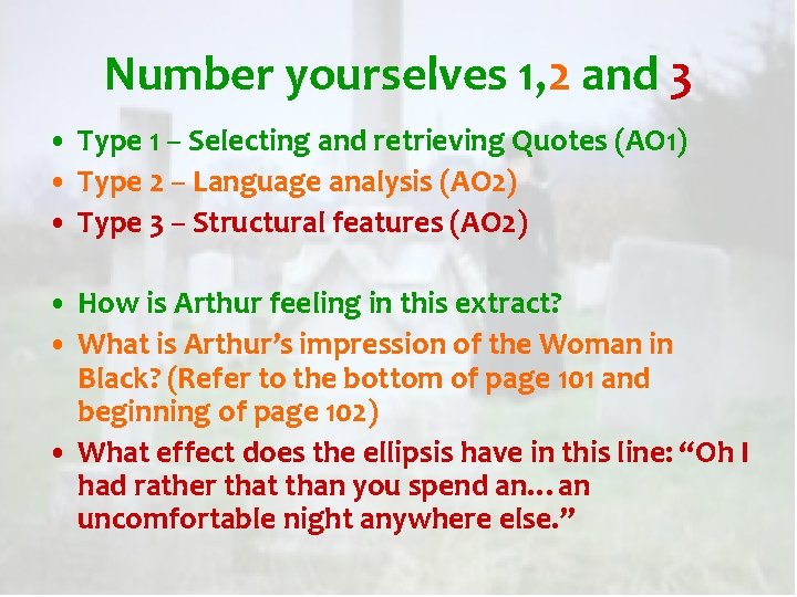 Number yourselves 1, 2 and 3 • Type 1 – Selecting and retrieving Quotes