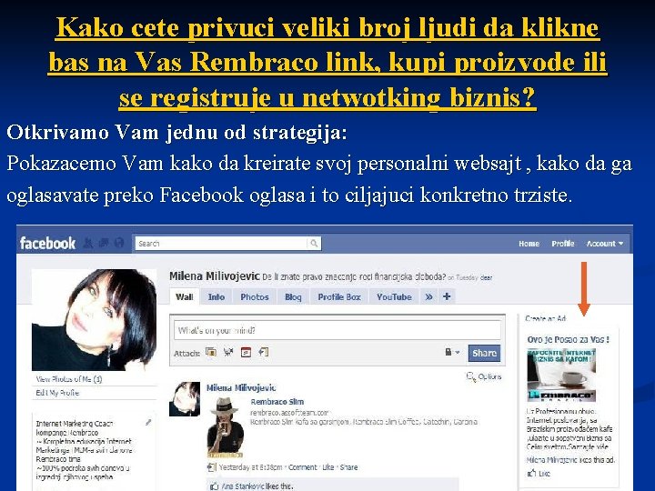 Kako cete privuci veliki broj ljudi da klikne bas na Vas Rembraco link, kupi