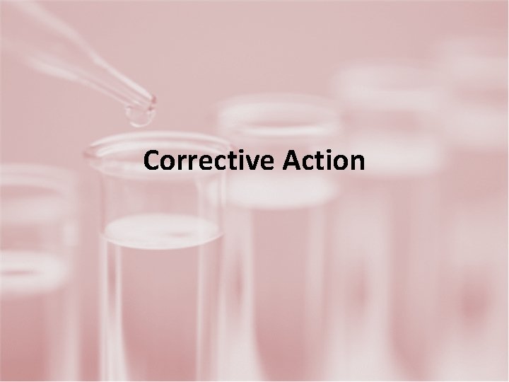 Corrective Action 