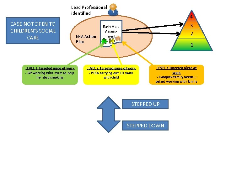 Lead Professional identified CASE NOT OPEN TO CHILDREN’S SOCIAL CARE LEVEL 1 Targeted piece