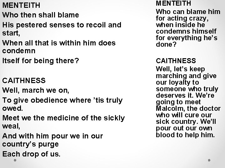 MENTEITH Who then shall blame His pestered senses to recoil and start, When all MENTEITH Who then shall blame His pestered senses to recoil and start, When all
