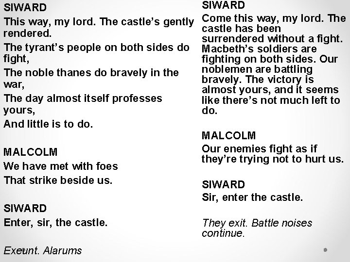 SIWARD This way, my lord. The castle’s gently rendered. The tyrant’s people on both SIWARD This way, my lord. The castle’s gently rendered. The tyrant’s people on both
