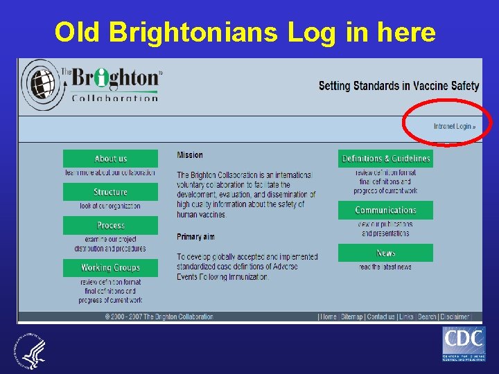 Old Brightonians Log in here 